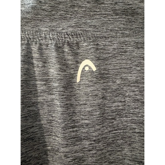 Head Womens Long Sleeve 1/4 Zip Pullover Athletic Tennis Top Lightweight Gray - Picture 3 of 8